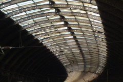 York station curving glass roof