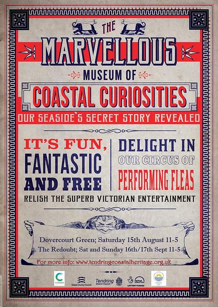 Tendring's Touring Marvellous Museum of Coastal Curiosities poster